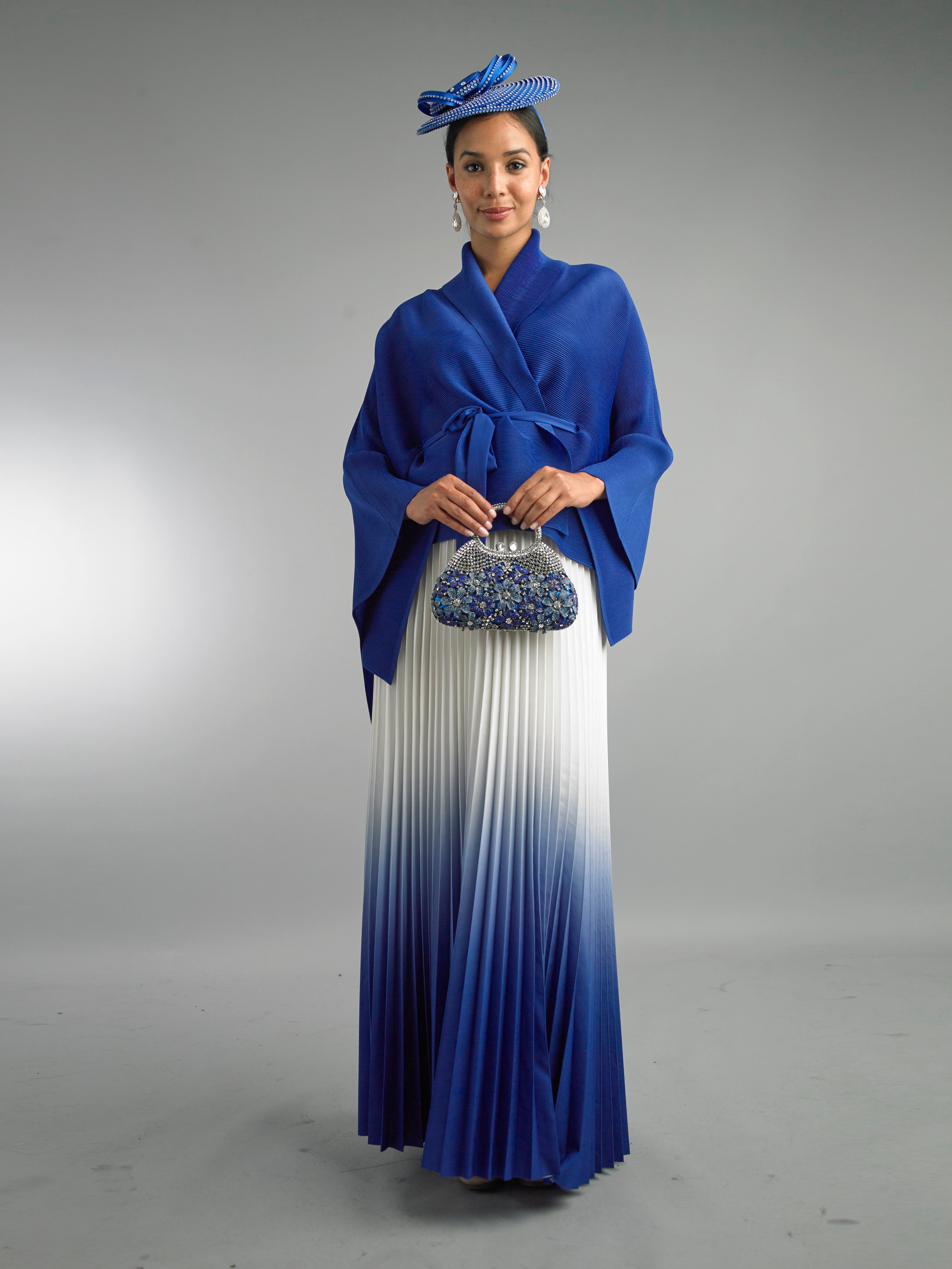 5099 - 2 Piece Long Sleeve Long Length Dress