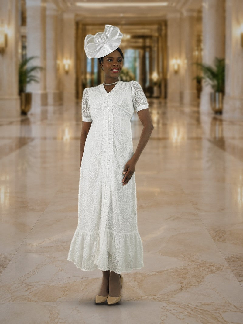 Short Sleeve Long Length Dress