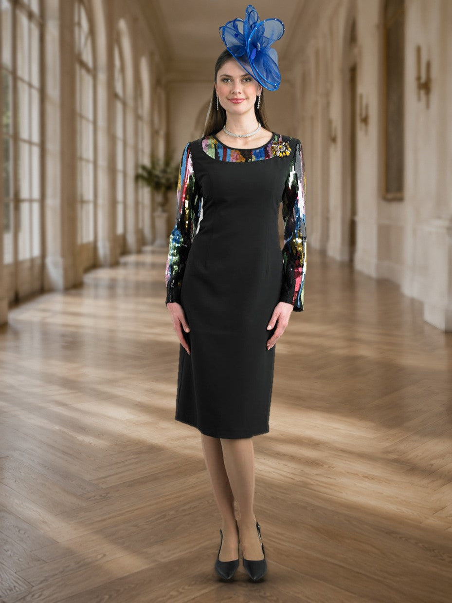 Long Sleeve Mid-Length Dress