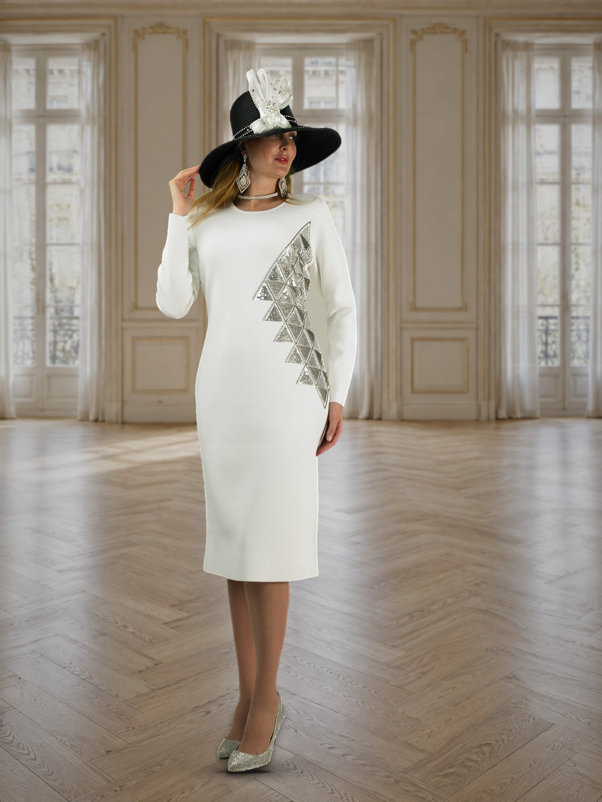 Long Sleeve Mid-Length Dress