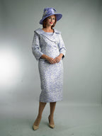 Long Sleeve Mid-Length Skirt Suit