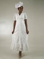 Short Sleeve Long Length Dress