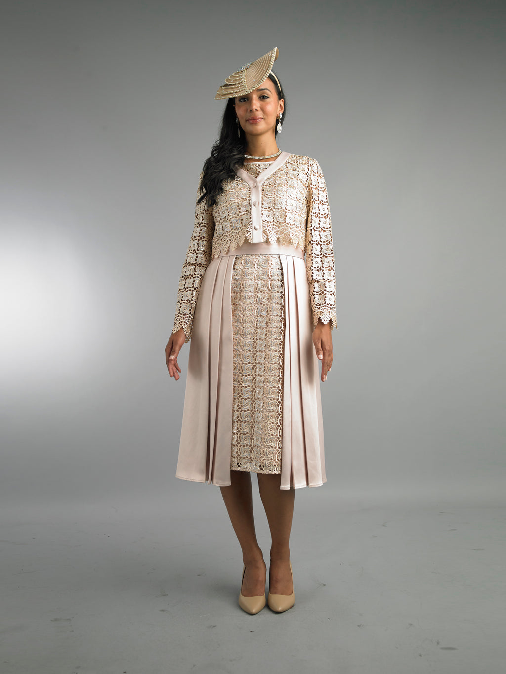 5066 - Long Sleeve Mid-Length Dress