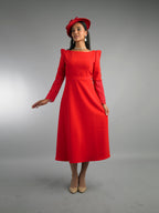Long Sleeve Mid-Length Dress