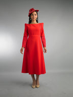 Long Sleeve Mid-Length Dress