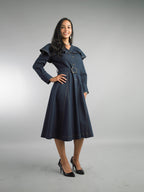 Long Sleeve Mid-Length Dress
