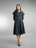 Long Sleeve Mid-Length Dress