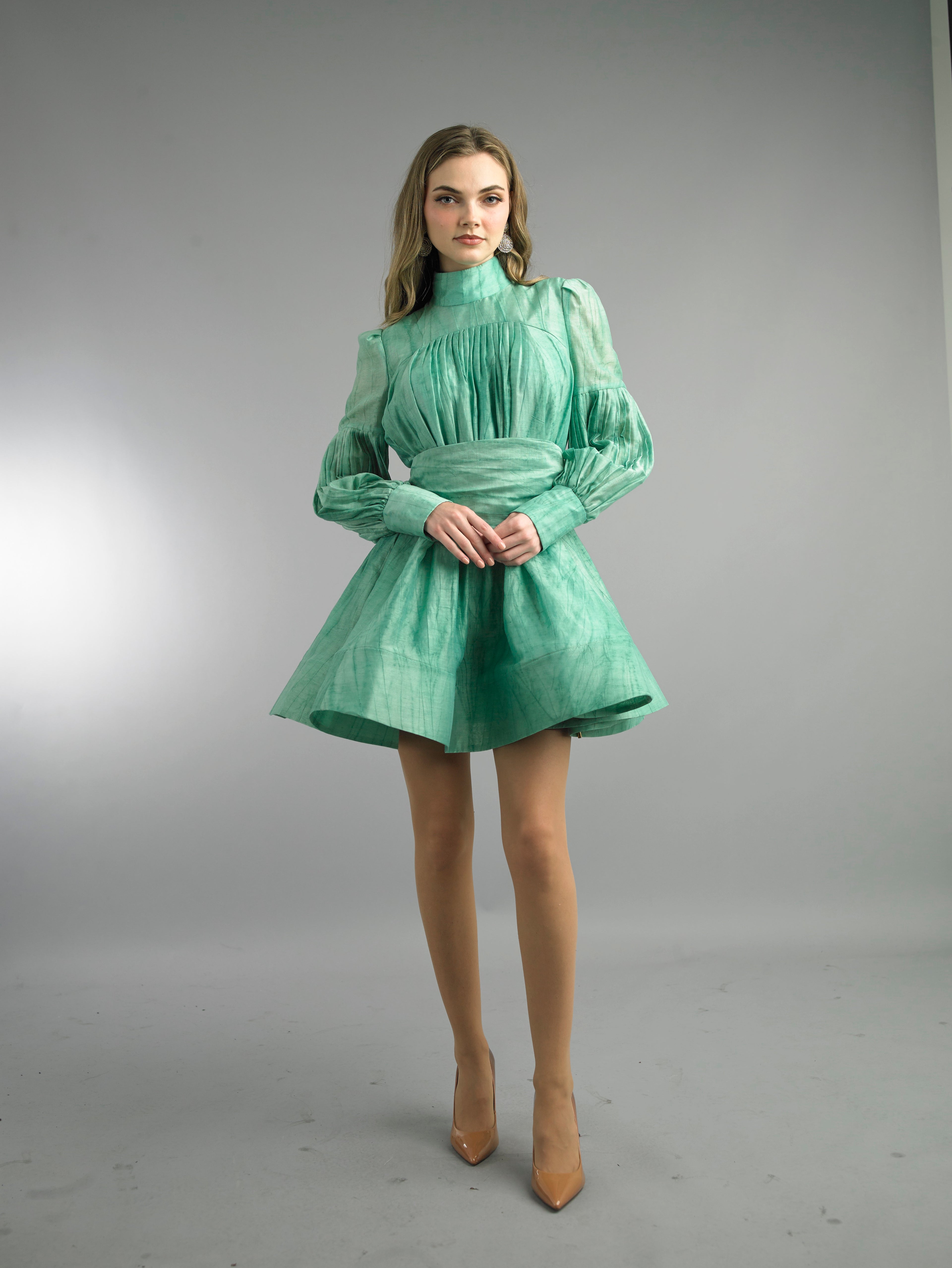 5083 - Long Sleeve Short Length Dress