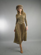 2-Piece Long Sleeve Mid-Length Dress