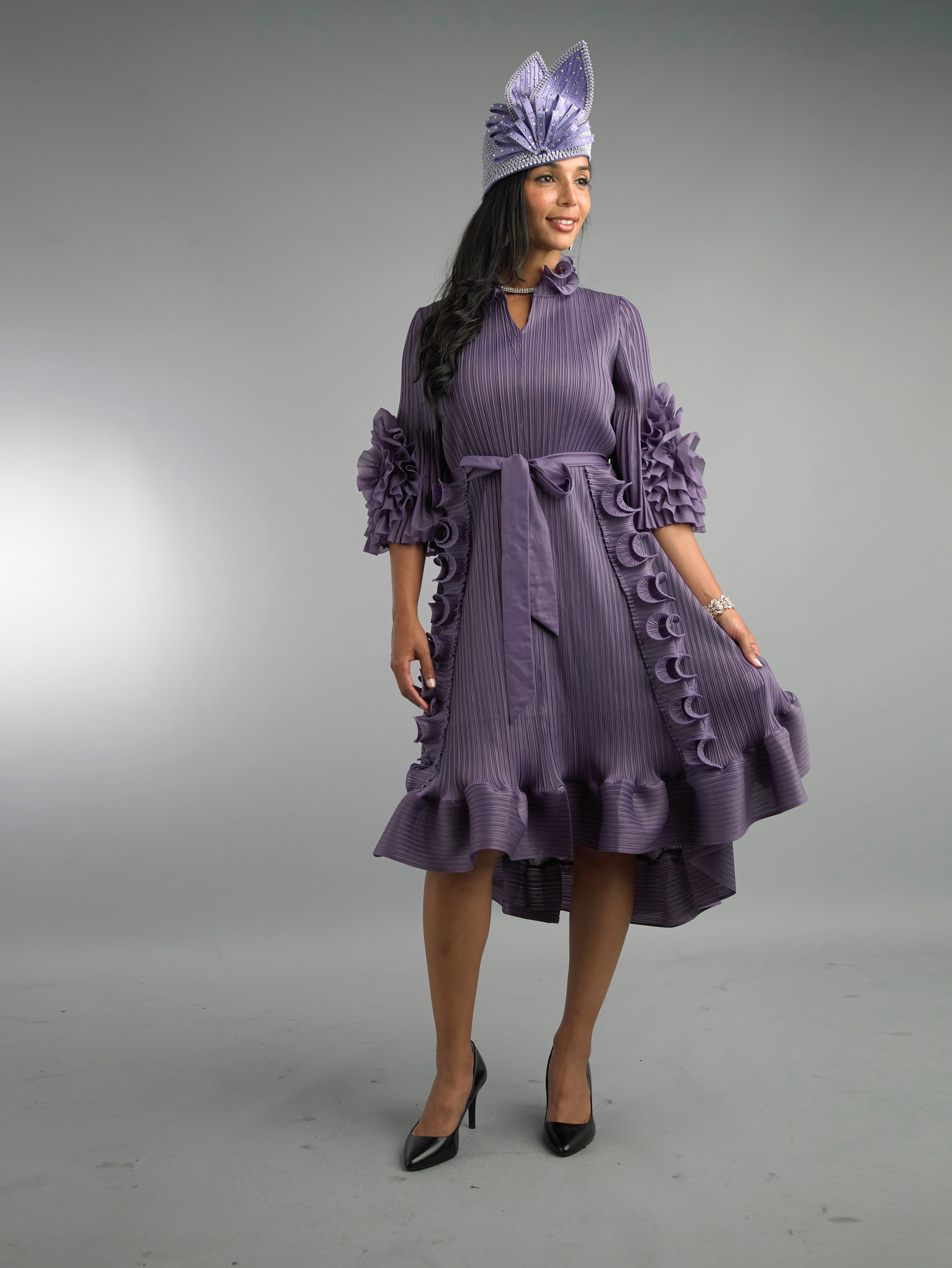5094 - Short Sleeve Mid-Length Dress