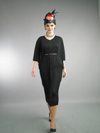 Short Sleeve Mid-Length Dress
