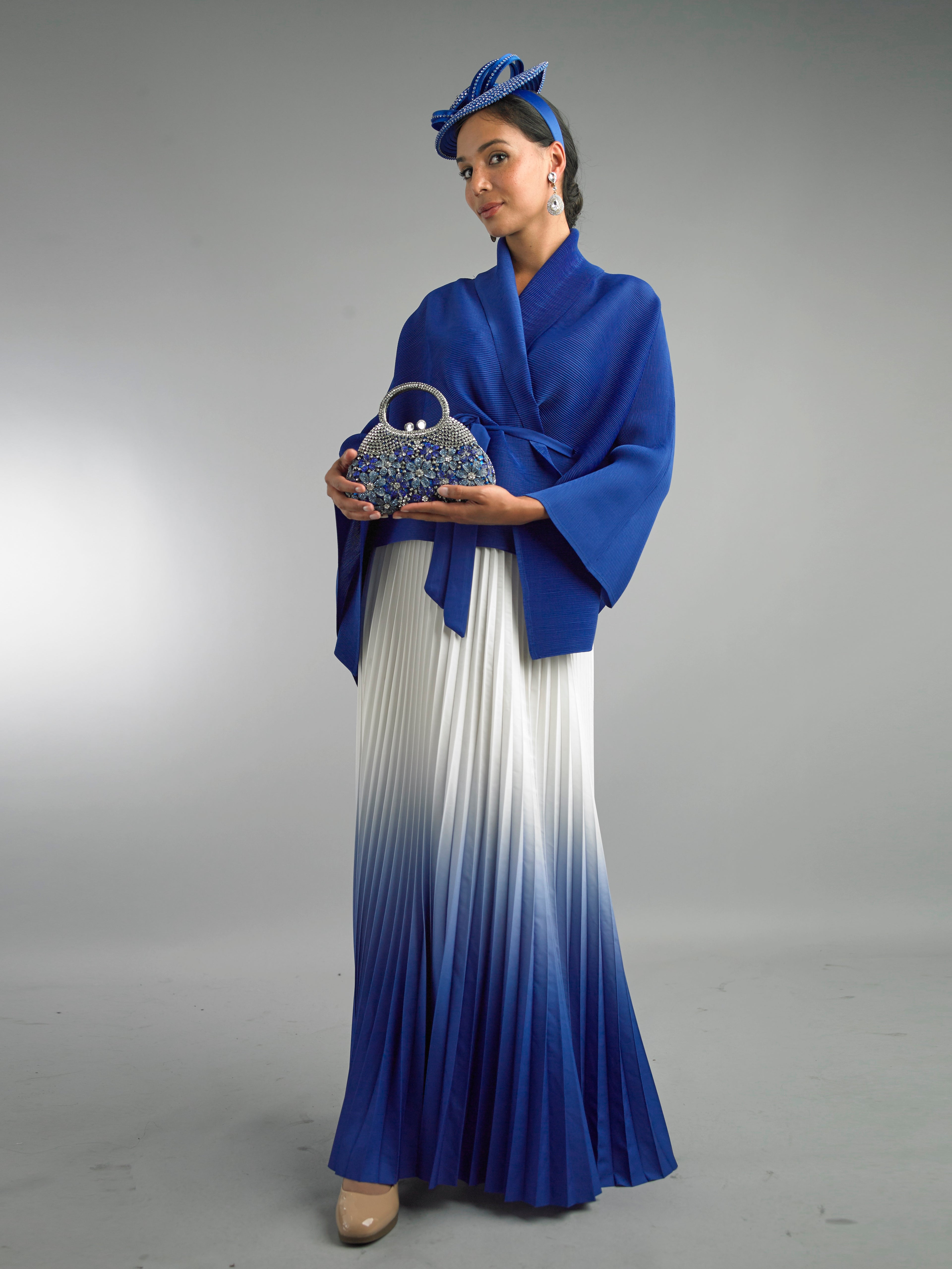 5099 - 2 Piece Long Sleeve Long Length Dress