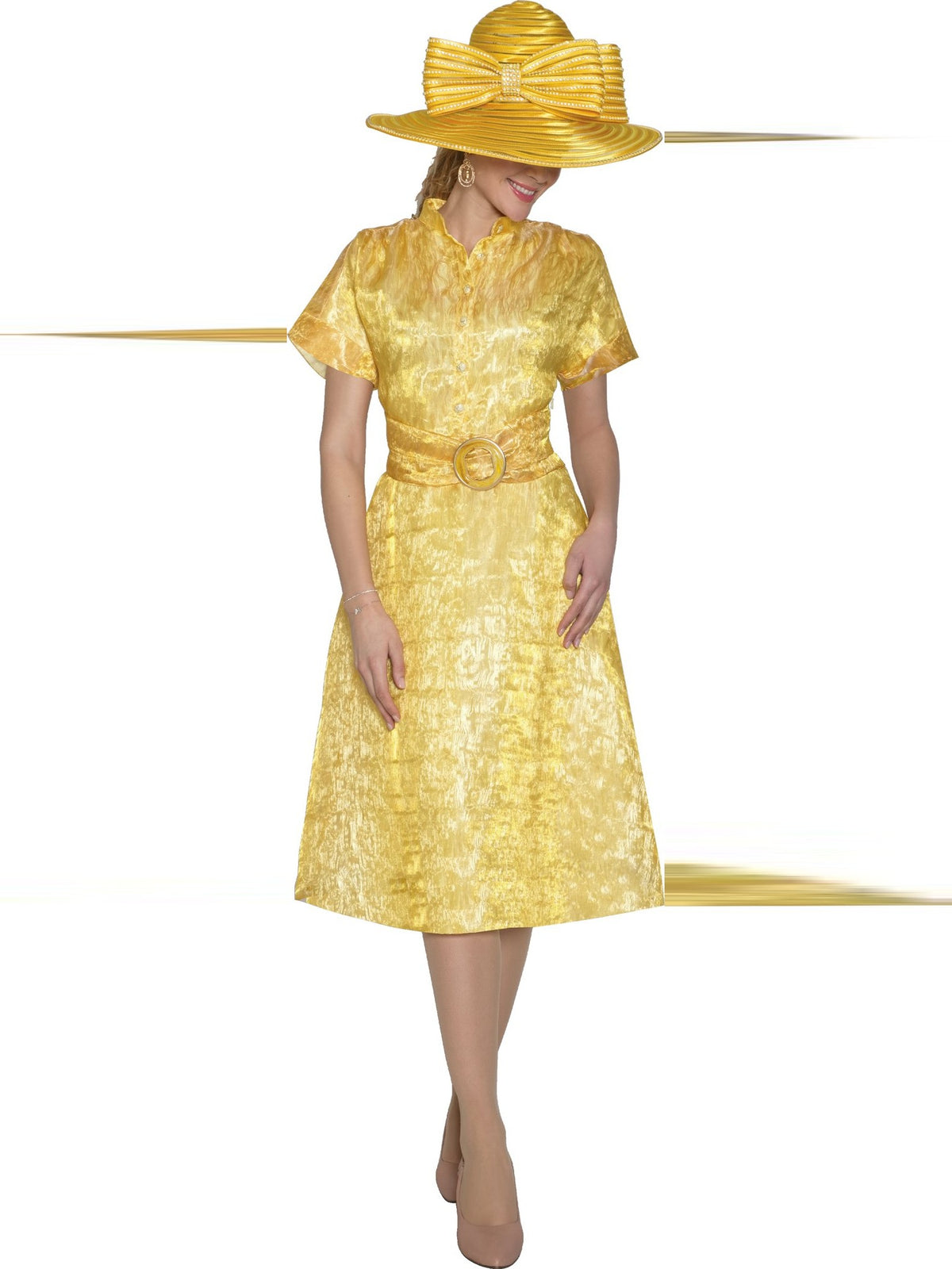 Lily & Taylor Fine Light Chiffon Sequin Dress