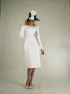 Long Sleeve Mid-Length Dress