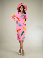 Long Sleeve Mid-Length Dress