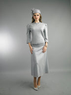 2-Piece Long Sleeve Mid-Length Dress