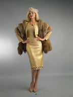2-Piece Long Sleeve Mid-Length Skirt Suit