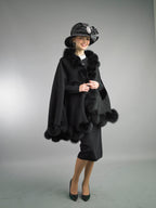 2-Piece Long Sleeve Mid-Length Skirt Suit