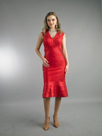 2-Piece Short Sleeve Short Dress