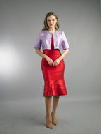 2-Piece Short Sleeve Short Dress