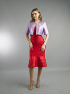2-Piece Short Sleeve Short Dress