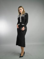 Long Sleeve Mid-Length Knit Dress