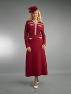 Long Sleeve Mid-Length Knit Dress