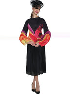 2-Piece Fine Pleated Blouse & Skirt