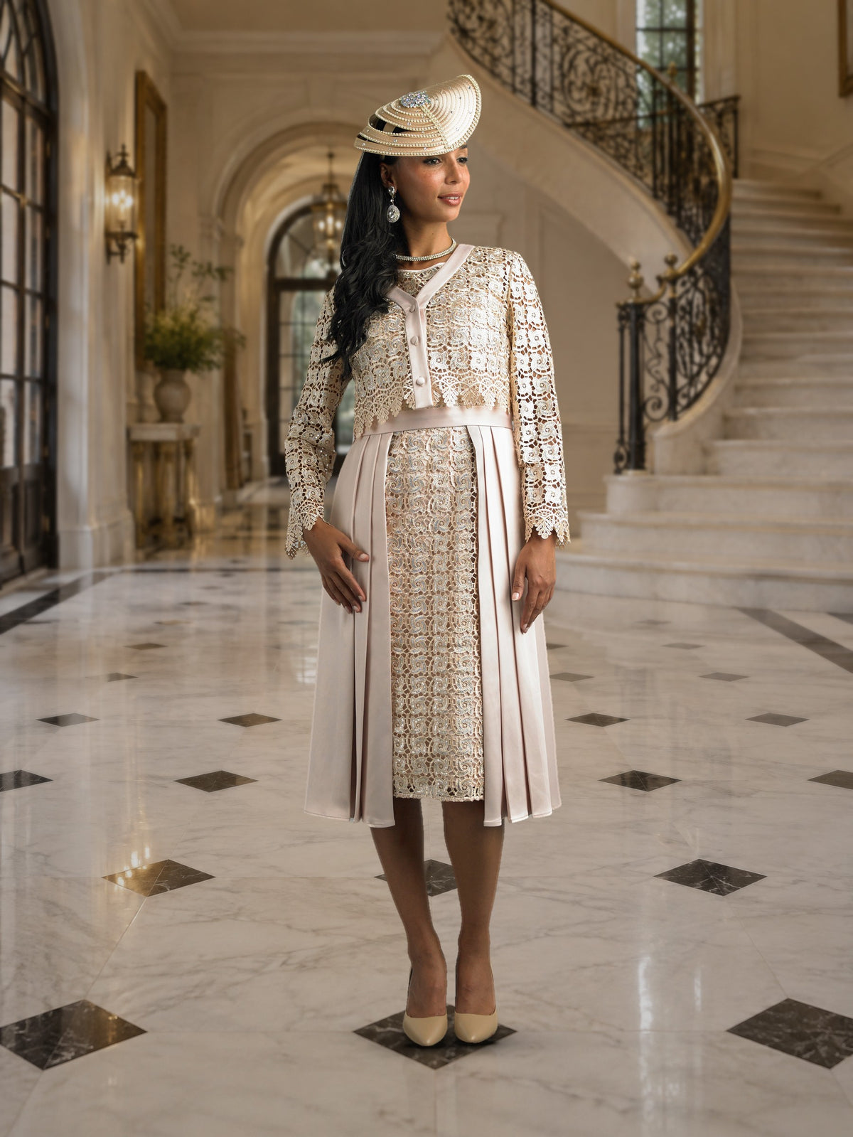 Long Sleeve Mid-Length Dress