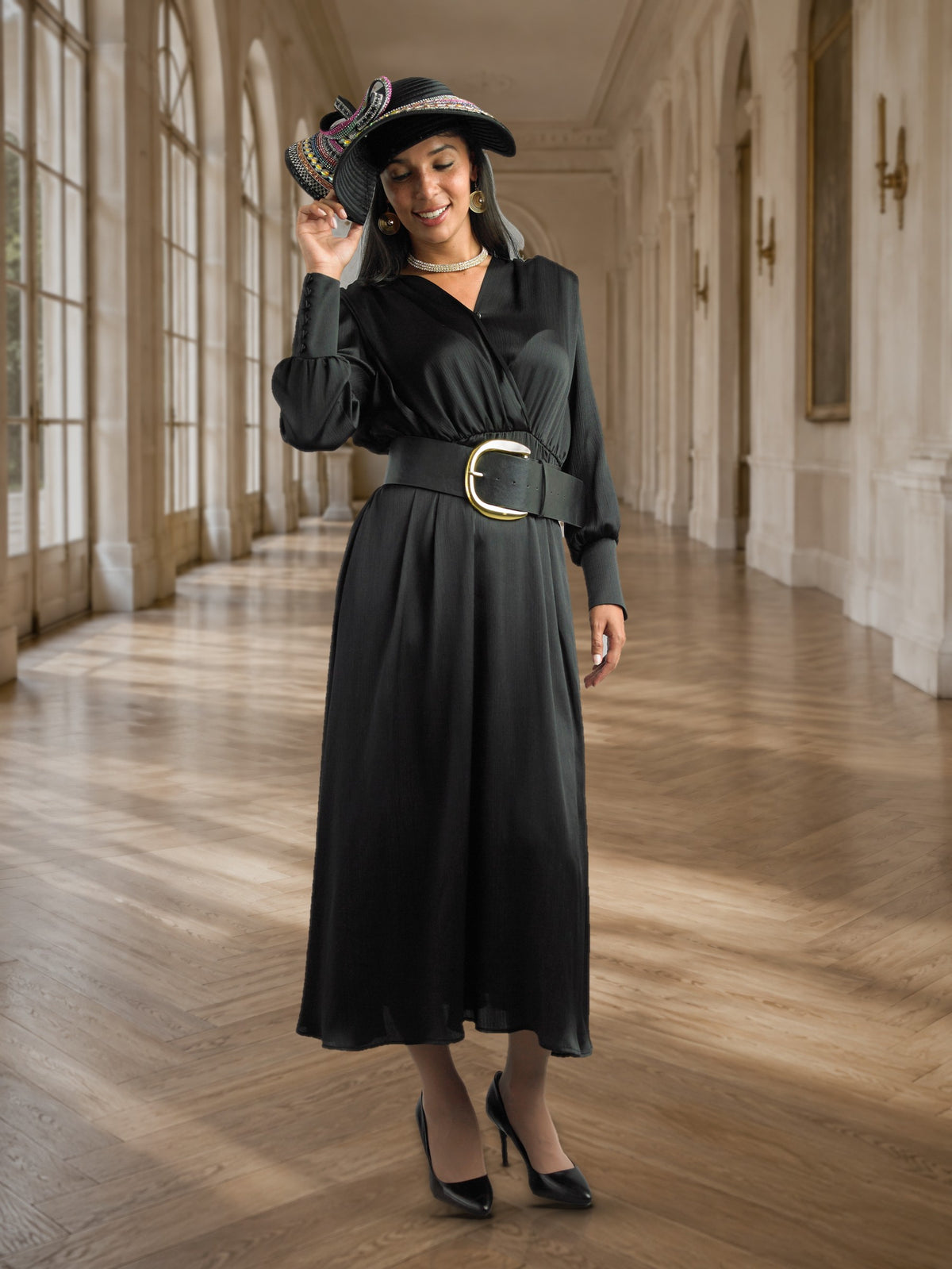 Long Sleeve Long Length Dress