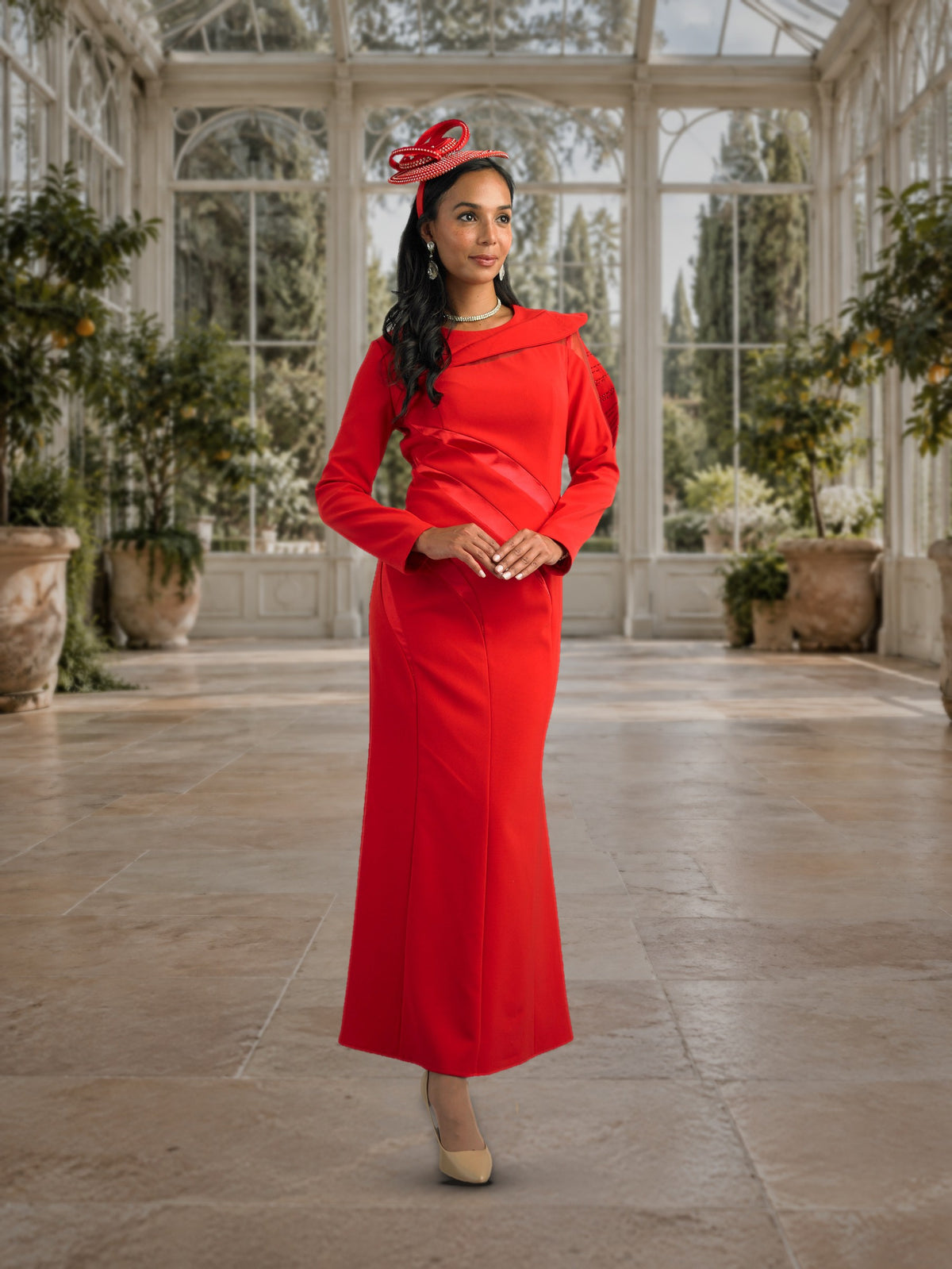 Long Sleeve Long Length Dress