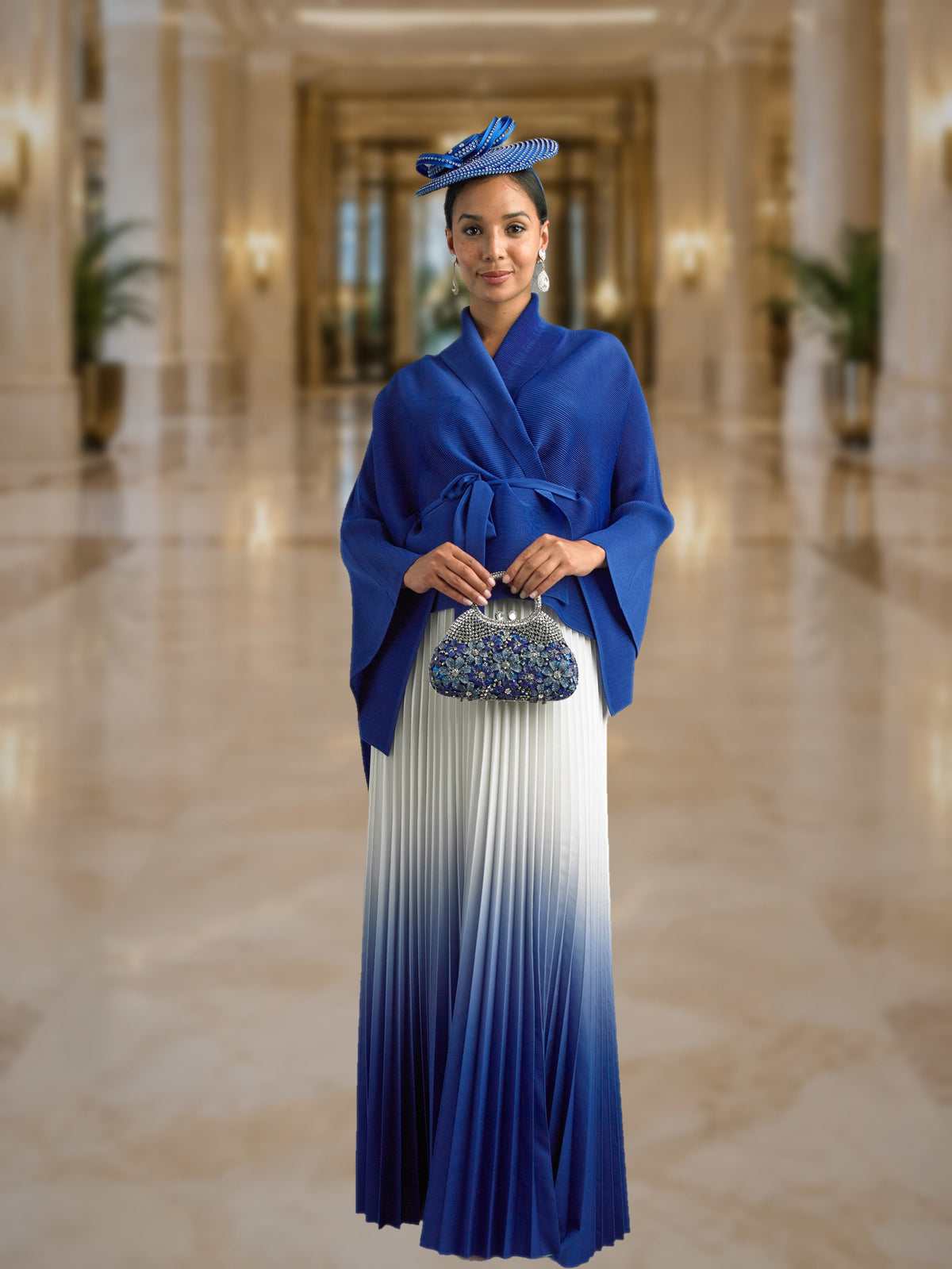 2-Piece Long Sleeve Long Length Dress
