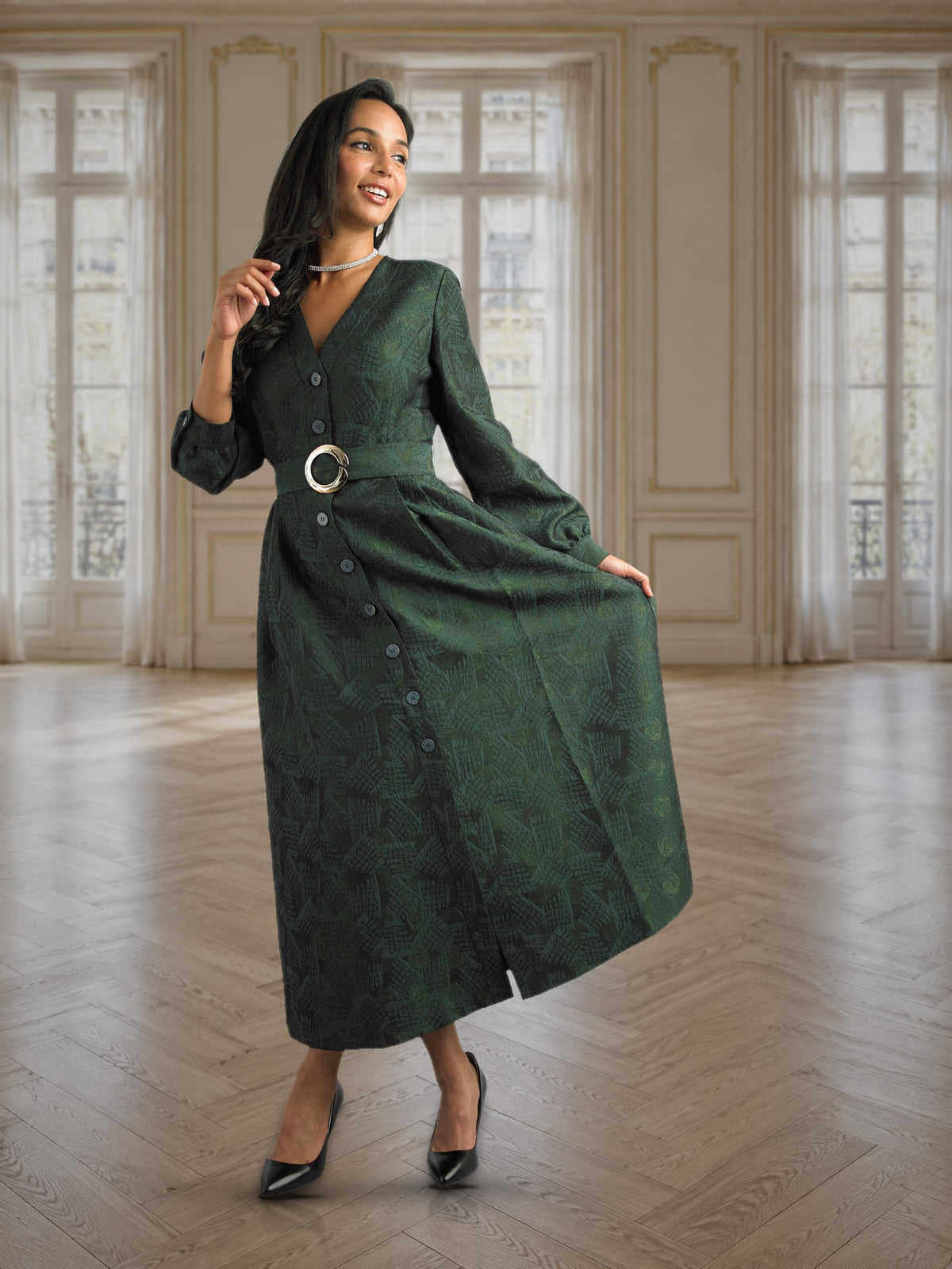 Long Sleeve Long Length Dress