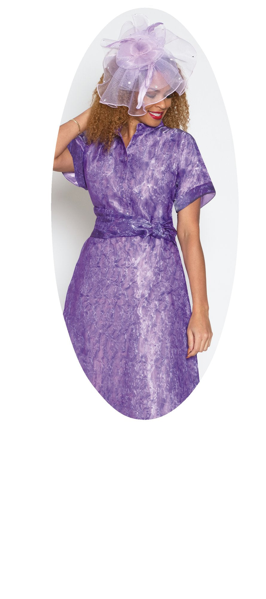 Lily & Taylor 5175 2-Piece Fine Pleated Blouse & Skirt