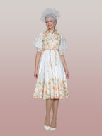 Fine Eyelet Dress w/ Removeable Braided Belt
