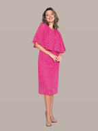 Fine Eyelet Dress w/ Angel Sleeves