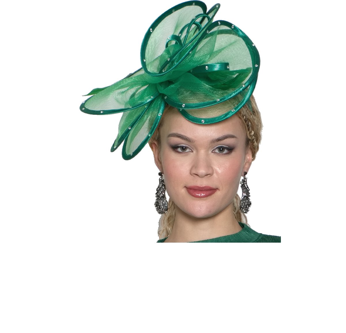 Lily & Taylor H121 wide-brim church hat