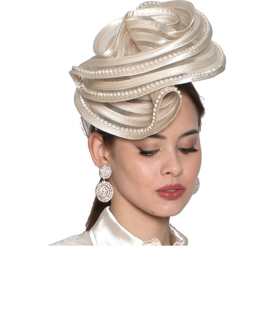 Lily & Taylor H152 wide-brim church hat
