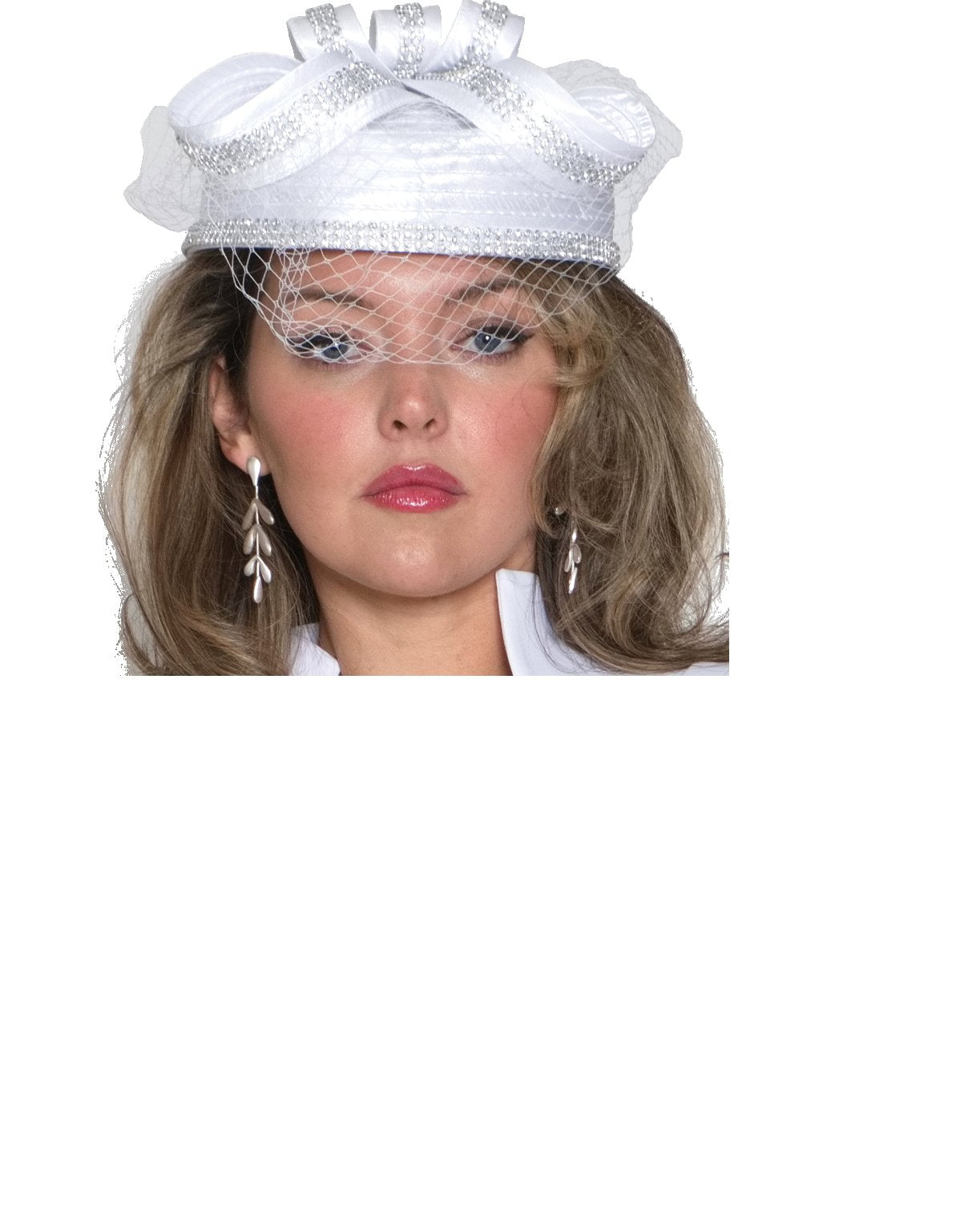 Lily & Taylor H365 wide-brim church hat