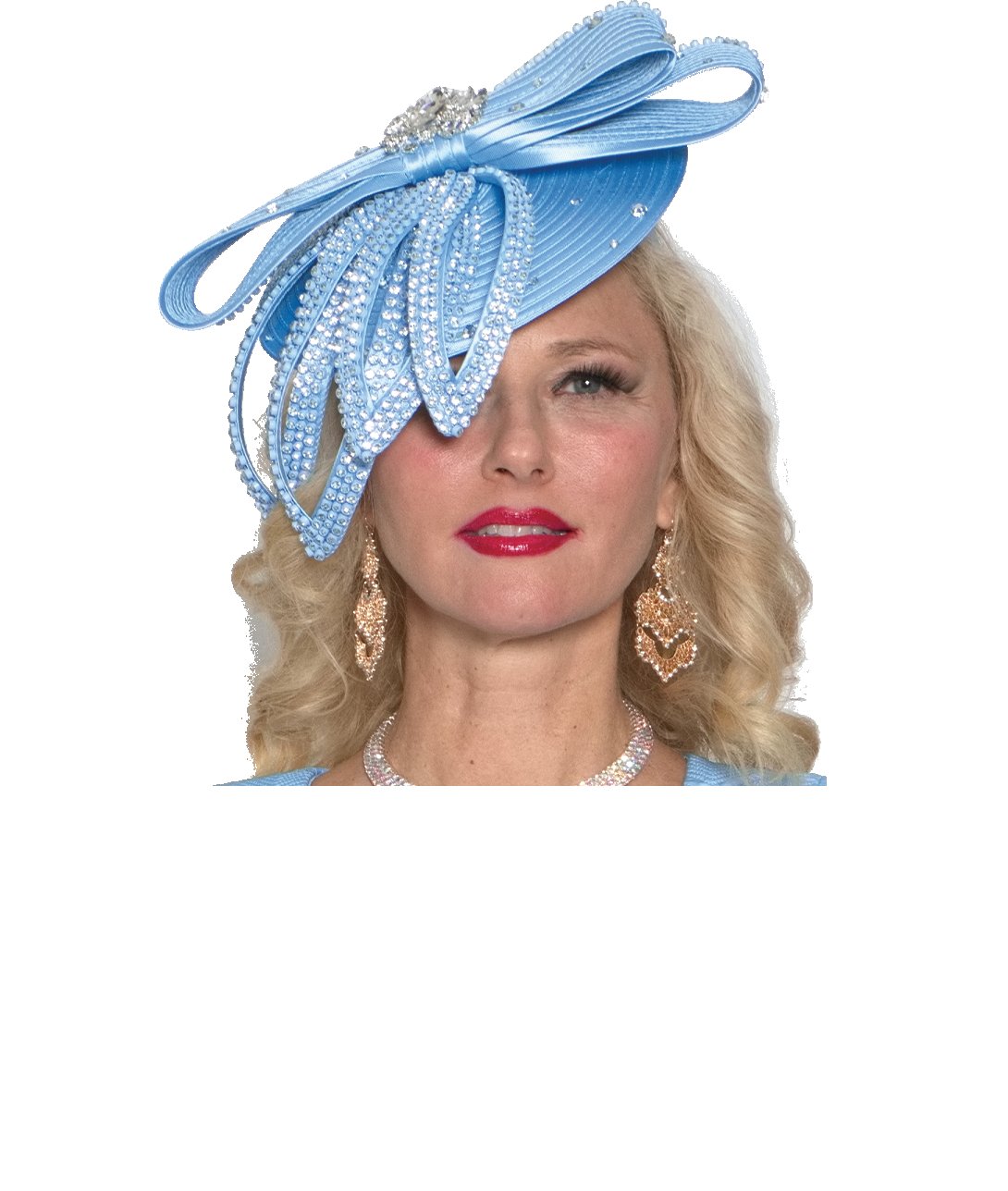 Lily & Taylor H627 wide-brim church hat