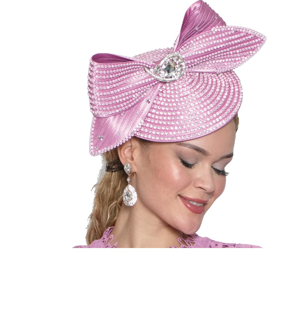 Lily & Taylor H476 wide-brim church hat