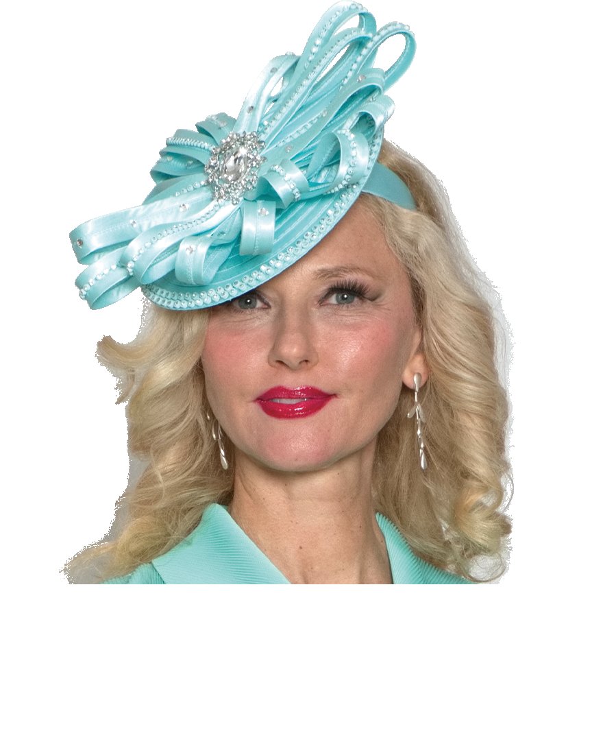 Lily & Taylor H809 wide-brim church hat