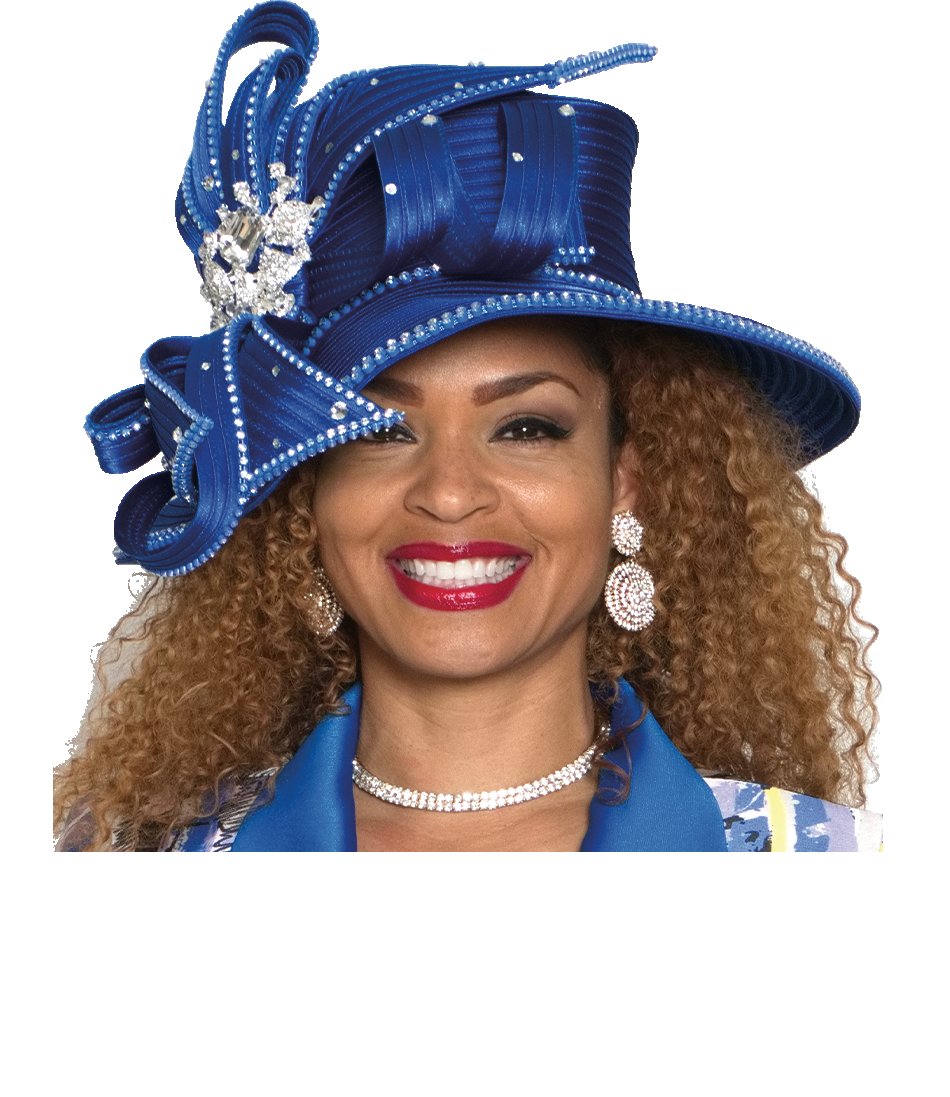 Lily & Taylor H945 wide-brim church hat